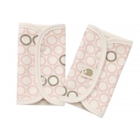 韓國有機棉揹帶咬咬巾 / 安全帶套(Ladybird Pink)